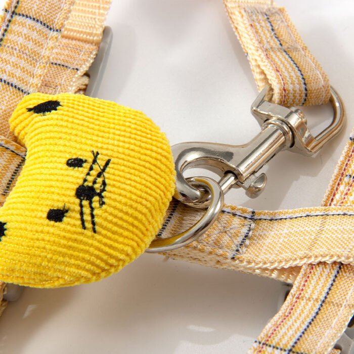 宠物牵引猫咪工字可爱卡通风格背牵引绳猫咪牵引绳