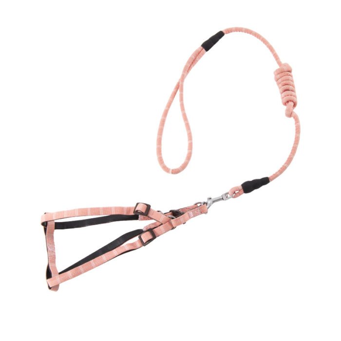 宠物牵引绳狗狗胸背带棉网格狗绳中小型犬狗链子批发厂家直销