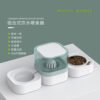 透明喂水喂食器双碗（LS232）