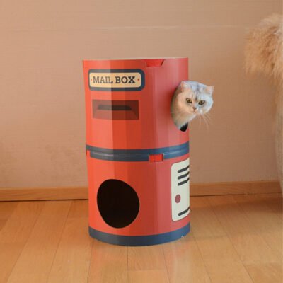 双层瓦楞桶猫抓板（JSMM-MF37）