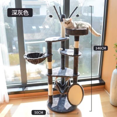 三花猫系列猫爬架（豪华款）（JSMM-MT26-S）