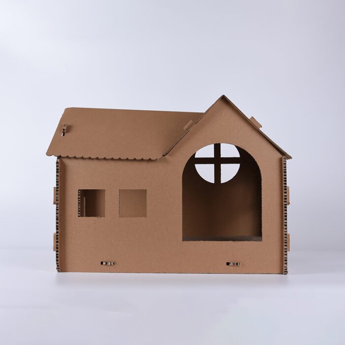 瓦楞纸系列猫窝-房子（WZJT-MW05）