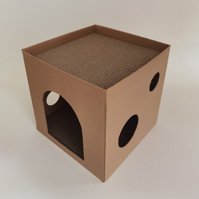 瓦楞纸系列猫窝-猫窝城堡（WZJT-MW07）