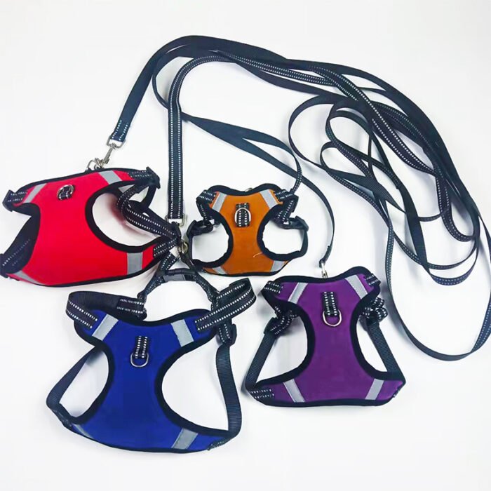 （S）虎皮胸背带+绳子（MY-1012）