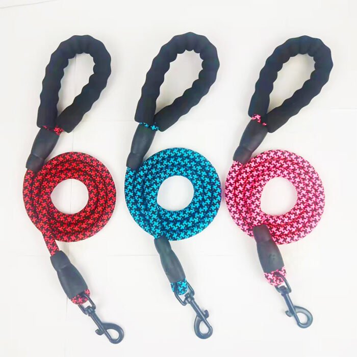 雪花纹路牵引绳1.2cm*120cm（MY-1037）