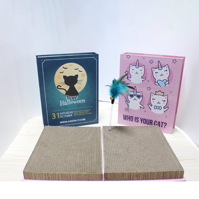 教科书 粉色 猫抓板（WZJT-MZB14-02）