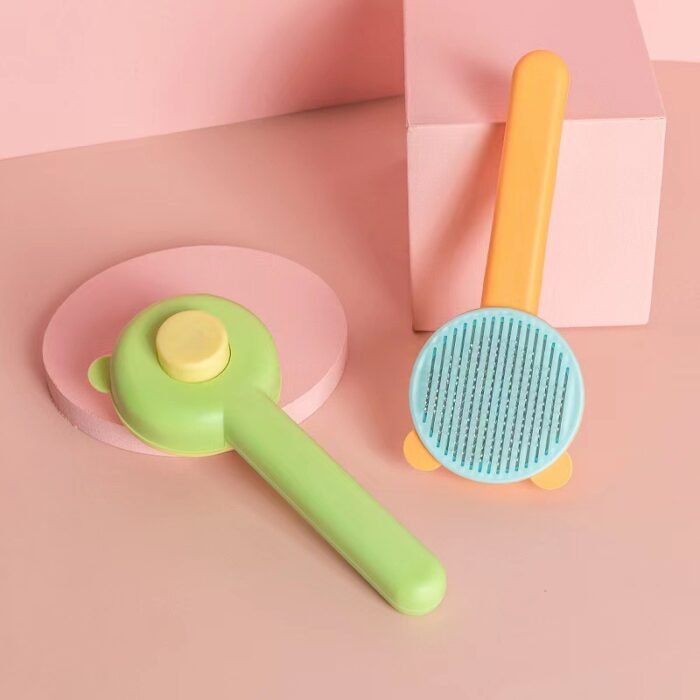 新款小熊梳子清洁美容去毛不伤肤方便简易好用宠物梳子宠物用品