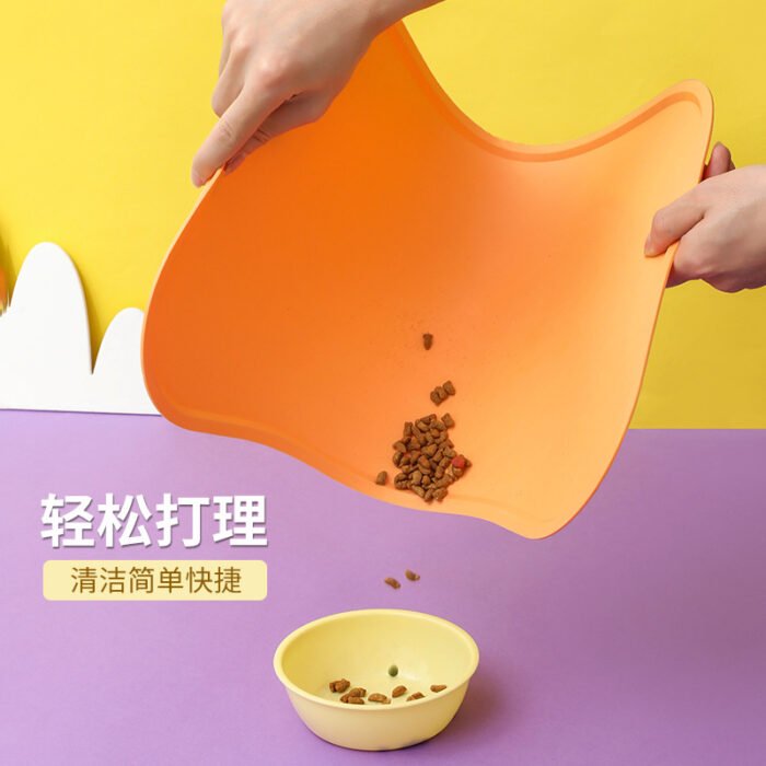 宠物tpr餐垫猫碗垫防滑防水防溢出防脏防洒易清洁隔热宠物餐垫