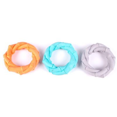 宠物玩具系列 TPR竹节圆环（SY009）