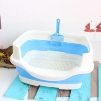 大号半封闭抽屉网格猫砂盆