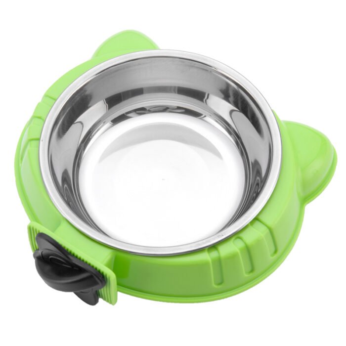 猫头型喂食盆挂碗