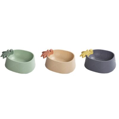 cw336 菠萝宠物单碗 24*18.5*7cm(TZSJ-cw336)