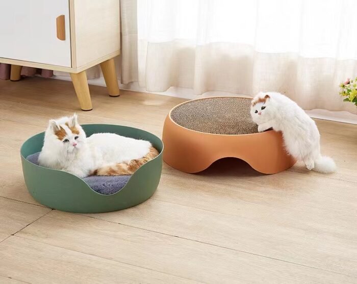 二，三合一猫抓板猫窝