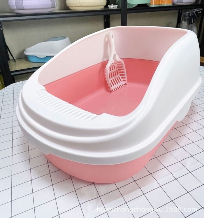 防溅猫砂盆（高边带猫砂铲）
