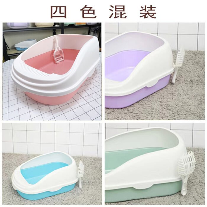 防溅猫砂盆（高边带猫砂铲）