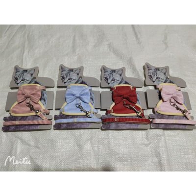 千鸟格网布猫链（YX）
