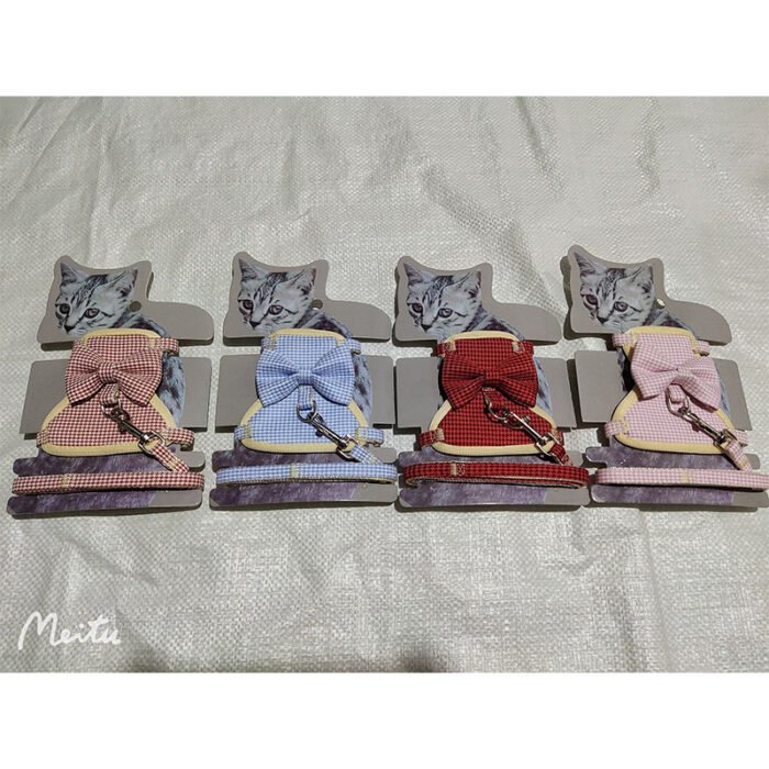 千鸟格网布猫链（YX）
