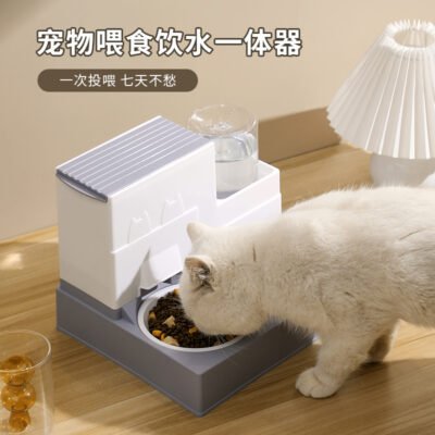 升级款宠物喂食喂水器主图-01 升级款宠物喂食喂水器