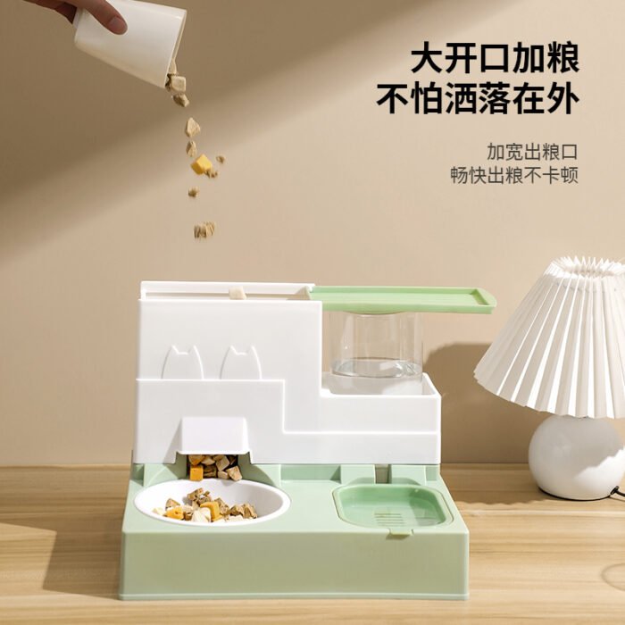 升级款宠物喂食喂水器