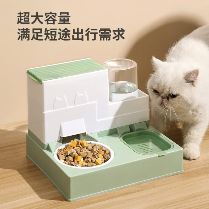 升级款宠物喂食喂水器