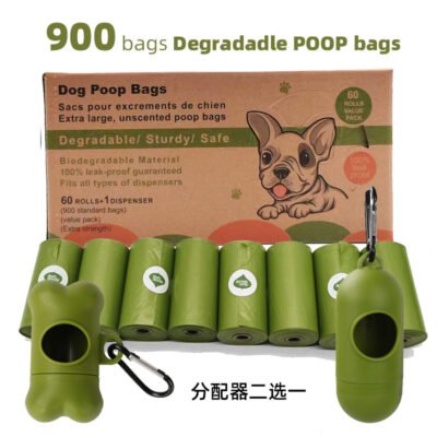 可降解单色厚度1.5丝 15个/卷，60卷+1个分配器 彩盒装（JHCG）