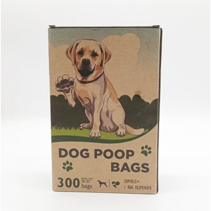 可降解印花厚度1.5丝15个/卷，20卷+1个分配器 彩盒装（JHCG）