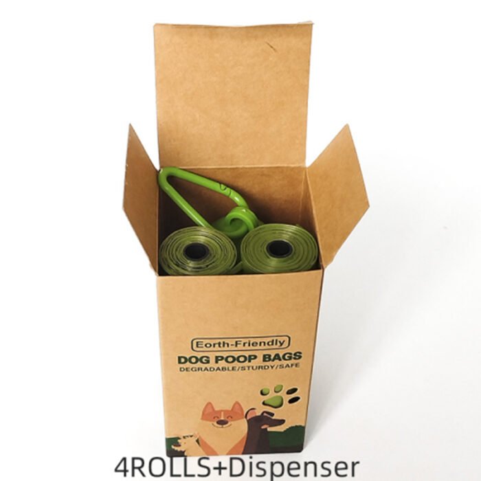 可降解印花厚度1.5丝15个/卷，4卷+1个分配器套装（JHCG）