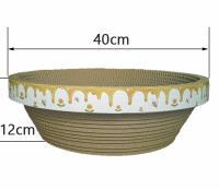 圆形猫窝蜜蜂边