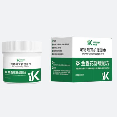 宠物眼耳护理湿巾120片/瓶（KSJ）