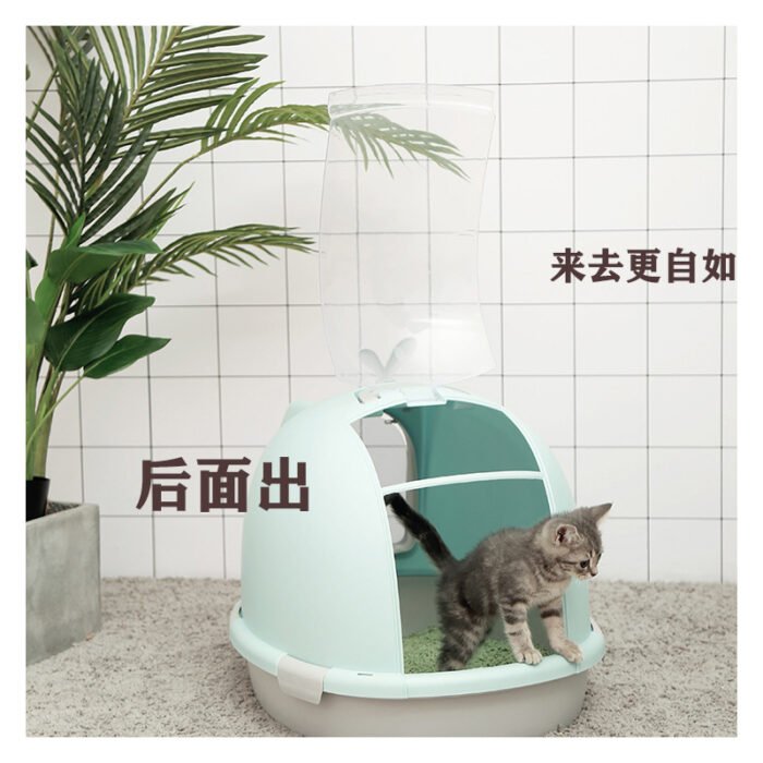 封闭式后掀猫厕所（混装）