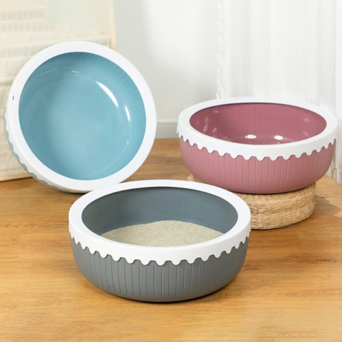 布丁猫砂盆（带铲）49*49*17.5（JZCQ）