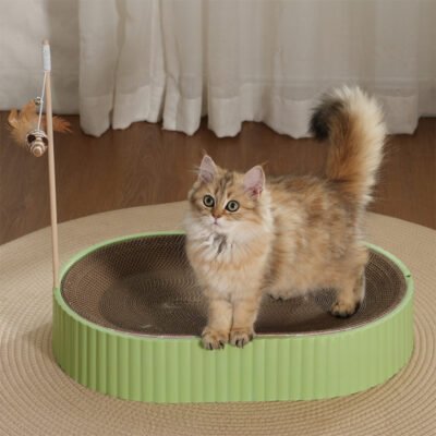 椭圆猫窝（可插逗猫棒）弧面款TY-1（JZCQ）