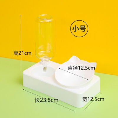 白色猫头猫碗 小号（HBFD）