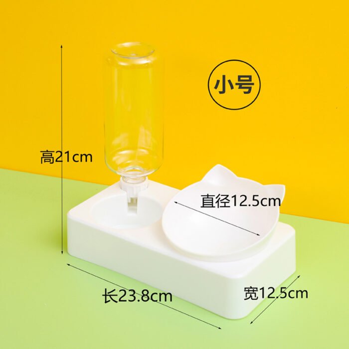 白色猫头猫碗 小号（HBFD）