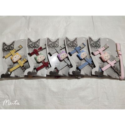 缝布素色贴布猫猫链（YX）
