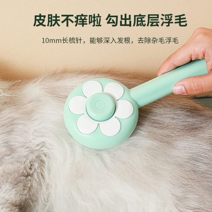 花朵款自洁梳