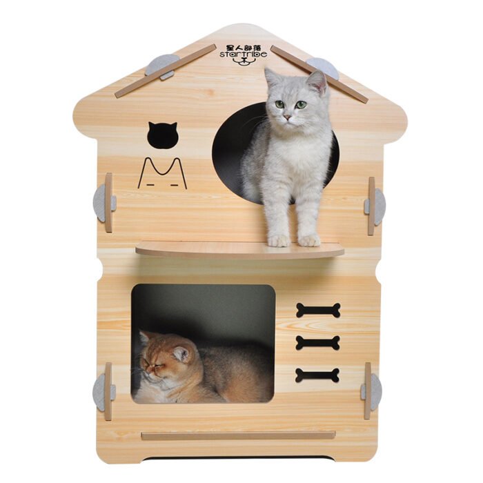 蘑菇头双层别墅 （送2个专用毛毡垫子）