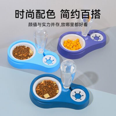 轻奢双碗 轻奢双碗饮水喂食器(TZSJ)